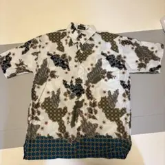 Batik Arisma バティック柄 半袖シャツ XL