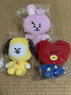 BT21 ぬいぐるみ CHIMMY・TATA・COOKY 3点セット