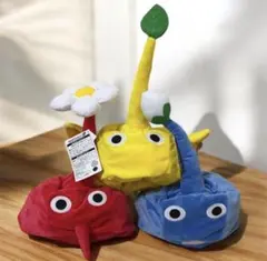 ピクミン なりきり帽子 レッド イエロー ブルー の3点セット