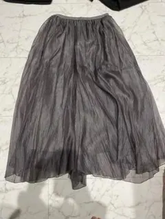 クチュールブローチ　チュールスカート