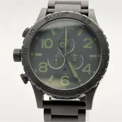 ニクソン NIXON 腕時計 A486-180 クロノグラフ ブラック シルバー