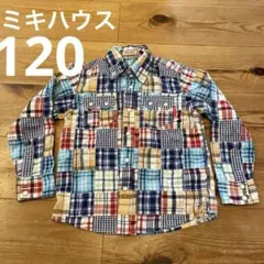 ミキハウス　シャツ　ボタンダウン
