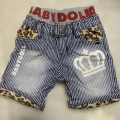 BABYDOLL ストライプ ヒョウ柄 ショートパンツ 90