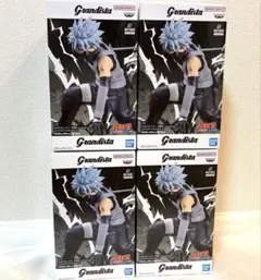 ナルト　フィギュア　grandista　はたけカカシ　Ⅱ　9個セット ナルト疾風伝 Grandista はたけカカシⅡ フィギュア 4点セット - メルカリ