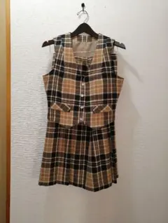 クレンレアード スコットランド製 ベスト スカートセットアップ ヴィンテージ