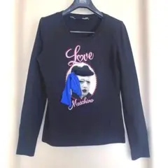 ラブモスキーノ　ブラックロングT シャツ44