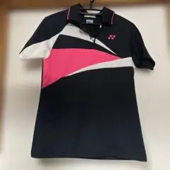 YONEX ポロシャツ M 黒/ピンク