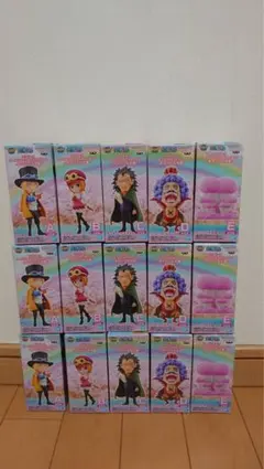 ワンピース　ワールドコレクタブルフィギュア　カマバッカ王国　全5種セット✕3