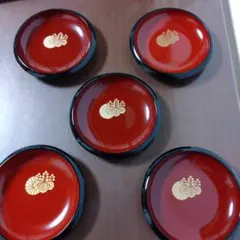 べんぼう漆器 銘々平皿 8枚 ゆうなの花 琉球漆器 - メルカリ