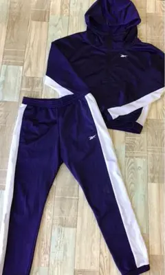 古着　Reebok セットアップ　パープル