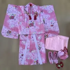 七五三 3歳 うさぎ 被布 ピンク 着物 巾着袋 草履 セット 美品 - メルカリ