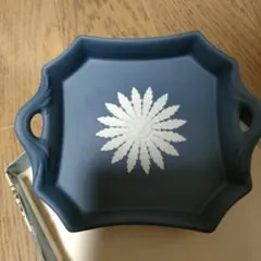 Wedgwood ジャスパー Jasper ネイビーブルー トレー 箱付きのサムネイル