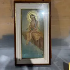 村上華岳 木版画 聖観音 額縁 額装 日本画 仏画仏教美術 - メルカリ