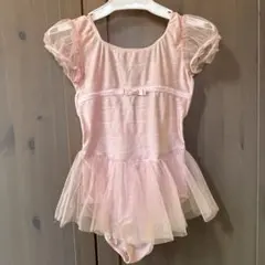 125-135 子供用　chacott ピンク チュチュ付きレオタード　バレエ