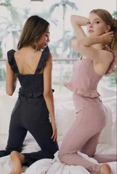 to the sea フリルキャミセットアップ