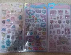 うるちゅるポップシール　バニー　まじかるみゅーちゃん　サンリオ　3種類