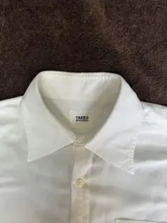 【美品】TAKEO KIKUCHI 長袖シャツ ホワイトのサムネイル