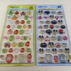 【正規品】たまごっち ボンボンドロップシール 2枚セット くちぱっち まめっち