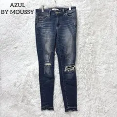 アズールバイマウジー　スキニーデニム　ジーンズ　S ダメージ　綿　Y2K ギャル