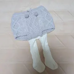 petit main ケーブル編みショートパンツ ＆ タイツ　 70cm