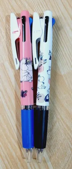 『２点セット』ムーミン ジェットストリーム３C 0.5㎜ ボールペン