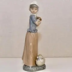 LLADORO NAO　少女像 陶器 置物のサムネイル