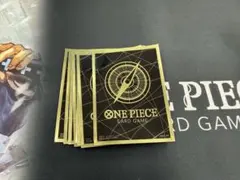 ワンピースカードゲーム スリーブ 10枚　未使用 スタンダードブラックゴールド2