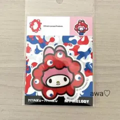 新品 ミャクミャク マイメロディ コラボ ステッカー シール 大阪万博