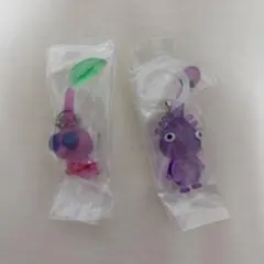 ピクミン めじるしアクセサリー ガチャガチャ 羽ピクミン 紫ピクミン