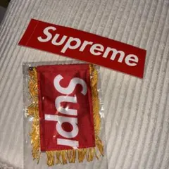 Supreme 26FW ノベルティ ミニフラッグ おまけ(ステッカー1枚)付き