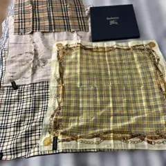Burberry's 大判ハンカチ 4枚セット