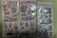 【正規品】サンリオ　キラキラカプセルシール ３個セット