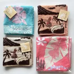 【新品】ハワイ hawaii ハンカチ ４枚セット キャシーマム