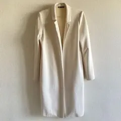 ZARA スエード　ベージュ　ロングコート　レディース