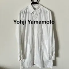 Yohji Yamamoto 後あき還縫い 白シャツ 定番 サイズ4のサムネイル