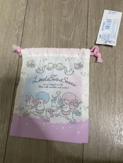 キキララ リトルツインスターズ マチありコップ袋 巾着S リボン サンリオ 巾着
