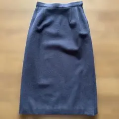 ユキトリイ　ダークグレー タイトスカート ロング丈のサムネイル