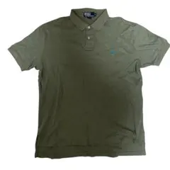 ［古着］90s polo Ralph Lauren ポロシャツ グリーン M