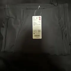 UNIQLO クレープジャージーストレートパンツ M ブラック