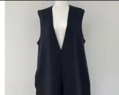 LOHEN ローヘン　ミラノリブニット　オールインワン　ブラック　36 美品