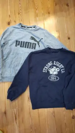 美品／PUMA & ユニクロ トレーナー 140cm 2枚セット