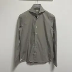 ANGLAIS コットン 長袖シャツ グレージュ M