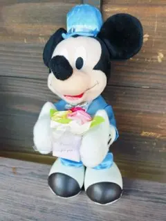 ミッキー　プレゼント　タキシード　ぬいぐるみ　ディズニー
