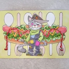 手描きイラスト　過去作品　原画　オリジナルイラスト