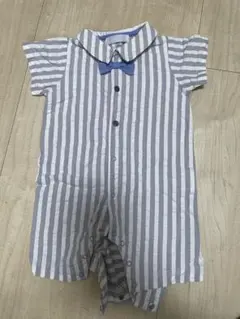 bebe ストライプ ボウタイ付きシャツ