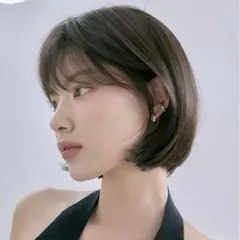 シャンプートリートメント済　ピンクエイジ　ボブCカールパーマ　セミ手植えウィッグ