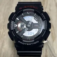 目玉価格【人気モデル完動美品】G-SHOCK GA-110レッド×マットブラック