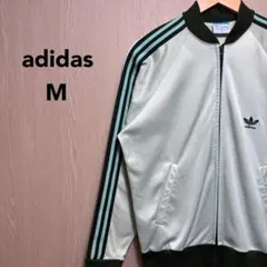 【希少】80s USA製 アディダス ATP トラックジャケット M ミント緑のサムネイル