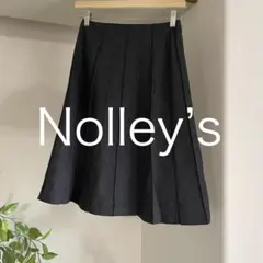 Nolley's ダークグレー フレアスカート
