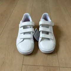 adidas ベルクロスニーカー ホワイト 20cm